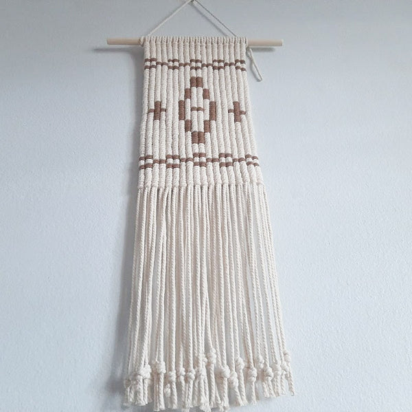 Brown Fair Isle Wall Hanging