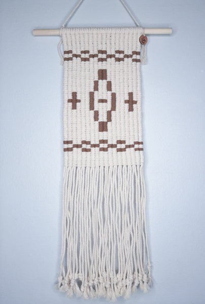 Brown Fair Isle Wall Hanging