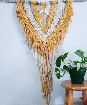 Yellow Wall Hanging